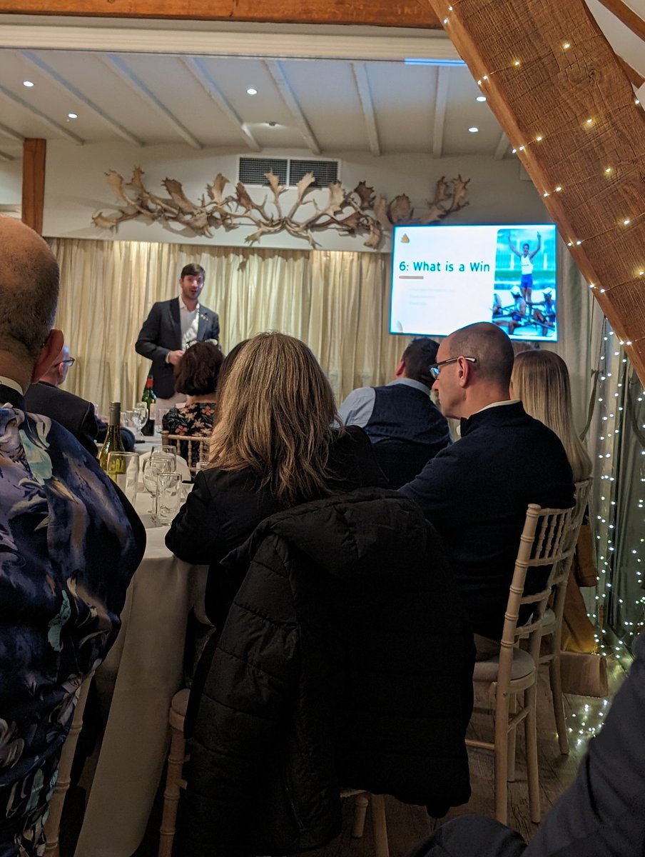 TjohnsonTrevor's tweet photo. It's a rowing themed week or so. Following on from the Worcester buoys and their amazing achievement rowing the Atlantic, getting the opportunity thanks to @HW_Chamber to listen to @ZacPurchase telling us about the lessons that translate. https://t.co/XT3vdg0n6E