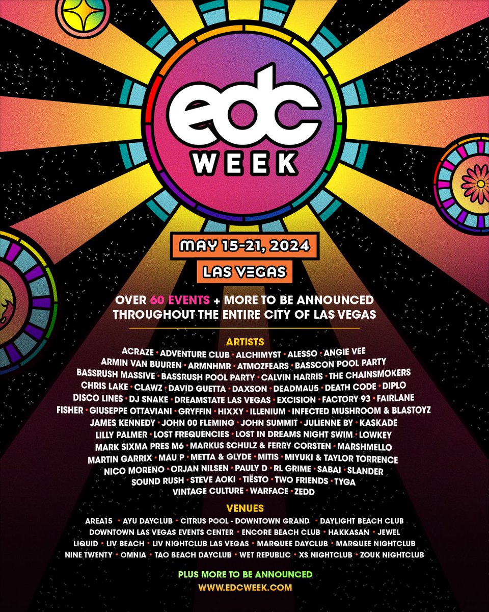 Camp EDC lineup