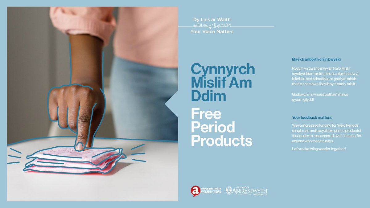 Cynnyrch Mislif Am Ddim 🩸✨ 
#DLW