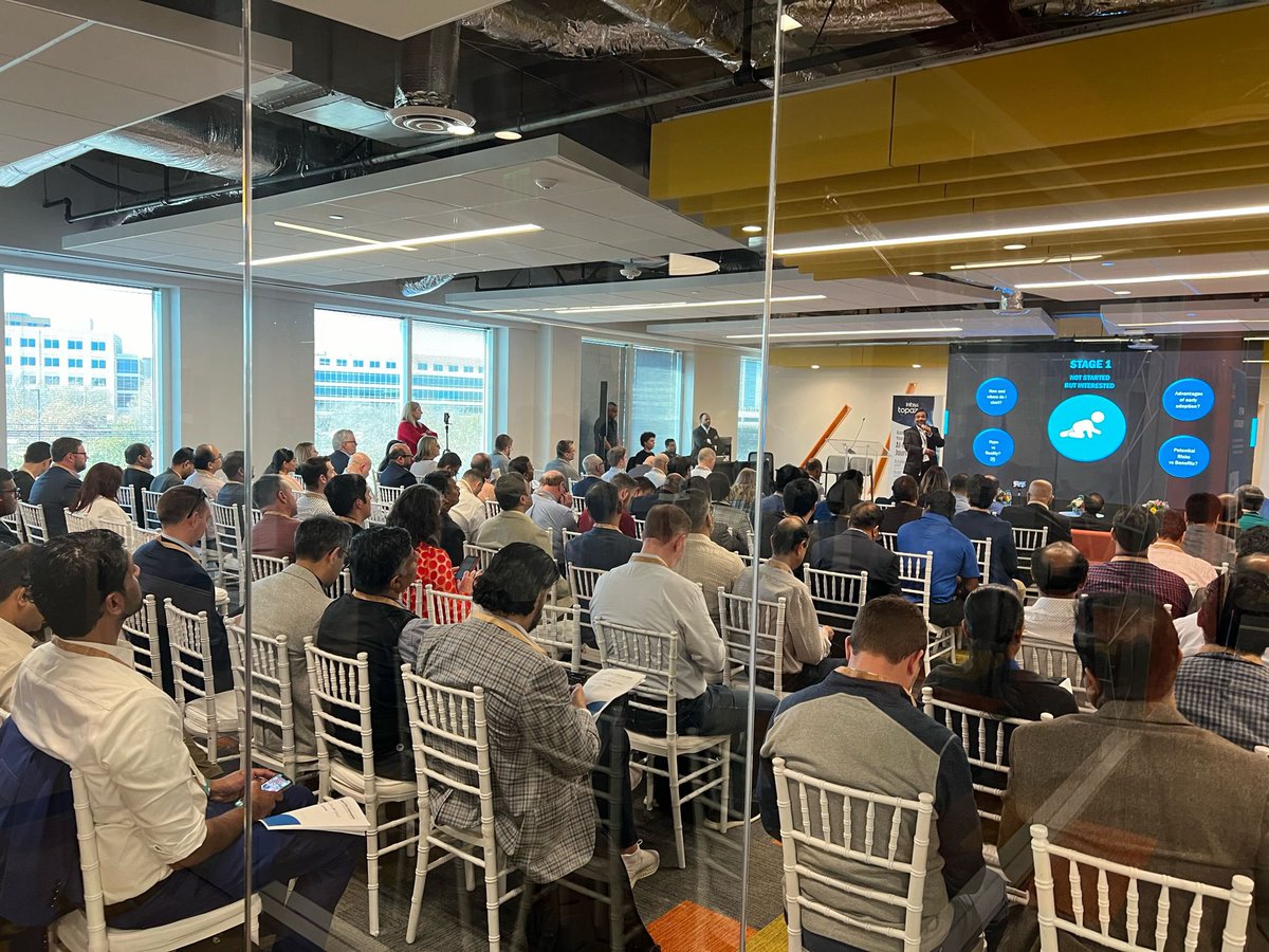 InfosysAmericas's tweet photo. We are kicking off the Richardson chapter of #InfosysTopaz #BeingAIfirst Conversations, in partnership with @googlecloud, co -presented by @nvidia. Looking forward to an exciting and engaging day with our partners, clients and guests. Stay tuned. https://t.co/JJWzp7dFyF