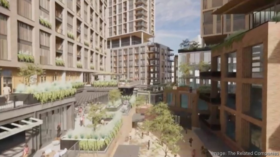 TheATX1's tweet image. A 50-story, 575' mixed use project is planned south of the river:  The Chevron site.  From the ABJ:  
A New York-based real estate development firm is planning to transform a 6-acre site at the intersection of South Congress Avenue and West Riverside Drive with high-rise towers —…