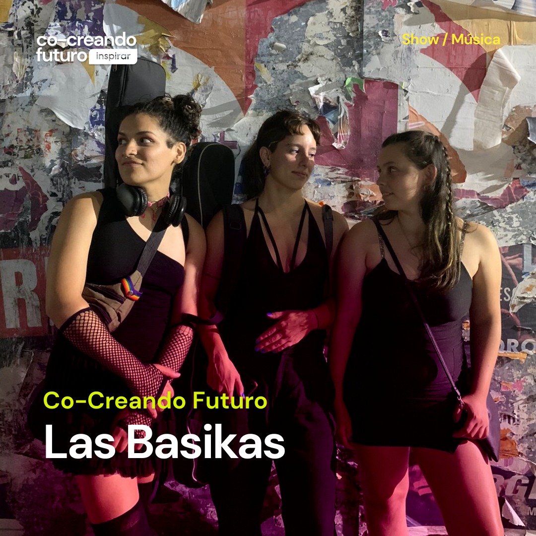 SomosQuira's tweet photo. Las Basikas💥 va a ser la banda que cierre nuestro encuentro. Prometen traer cumbias de esas que te vas cantando cuando volvés a tu casa y que te dura para tirar todo el viernes.🔥 #Cumbia #chill #basikas #cachengue #CoCreandoFuturo #daledale https://t.co/7DraUcbWma