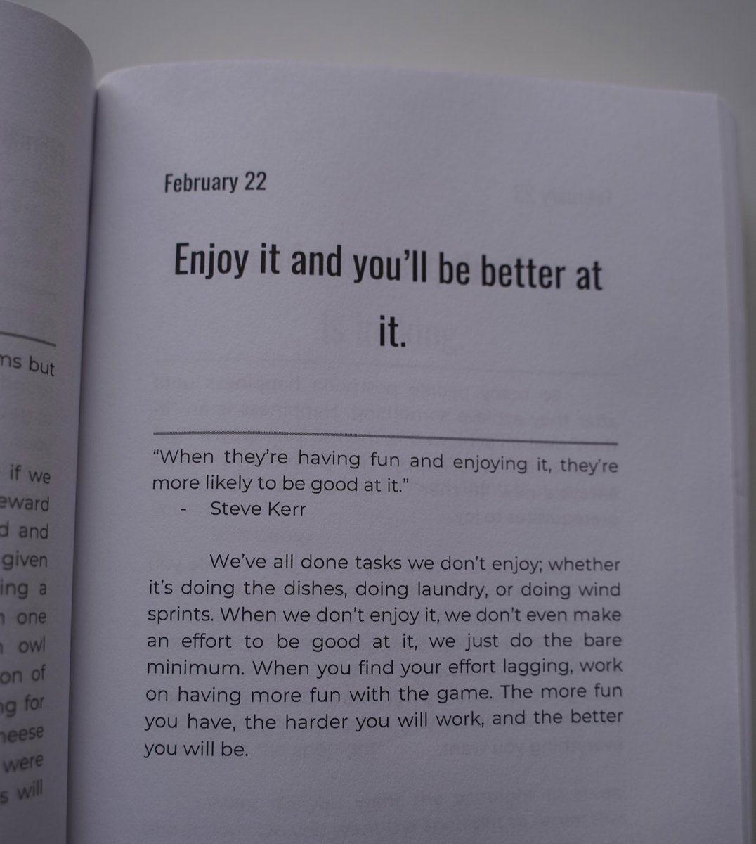 Enjoy it and you’ll be better at it. #DailyWisdom
