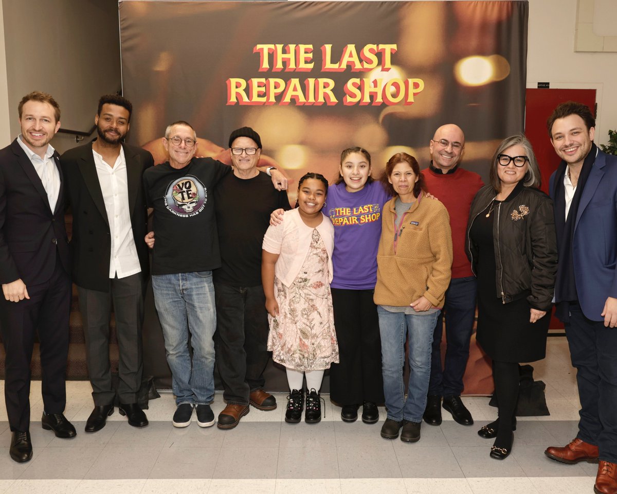 Nice night for some music. The cast and crew of THE LAST REPAIR SHOP gathered at Hollywood High School for a special event to celebrate the film, now an Academy Award nominee for Best Documentary Short Film. #TheLastRepairShop