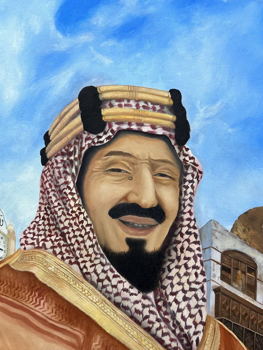 bashayerart96's tweet photo. العوجاء
100*100 CM
Oil On Canvas
لوحة "العوجاء" تعكس عظمة وإنجازات الملك عبد العزيز وتسلط الضوء على التطور الذي شهدته المملكة العربية السعودية منذ تأسيسها. 
 #يوم_التاسيس #التأسيس #السعودية_العظمى  #يوم_التاسيس_السعودي_2024وطننا #السعودية https://t.co/sz4n17DKUO