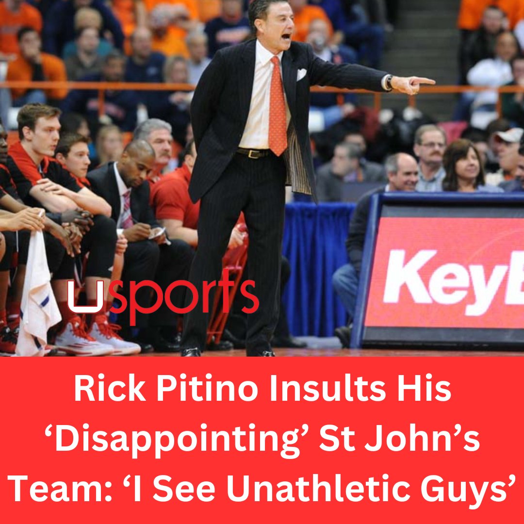 usportsnow's tweet image. The St. John’s Red Storm men’s basketball team has lost eight of their last 10 games.
Full Story Here: tinyurl.com/56w5zdvx
#rickpitino #mikeanderson #bigeastconference #basketball #sports