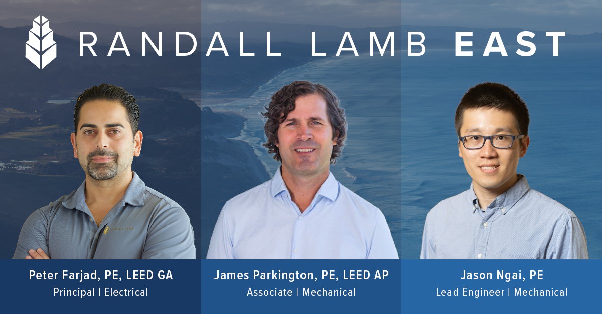 RandallLambEng's tweet photo. We started our East Coast offices in early 2023, and a year later, we are gaining momentum! Randall Lamb East is currently led by three licensed and talented engineers who have over 50 combined years of experience in the industry. 

#teamrla https://t.co/DzHbvcYUiD