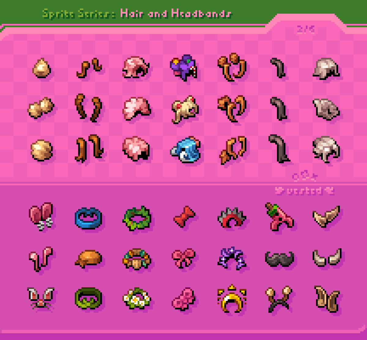 Sprite Series 2/6 - Hair and Headbands!