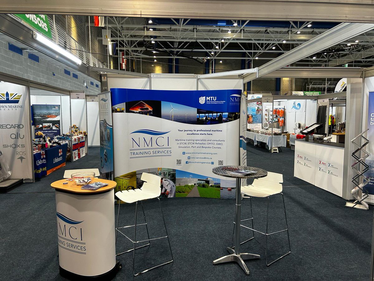 The #SeafarersConf2024 is over but now we’re preparing for tomorrow’s #Irishskipperexpo2024. Stop by the @NMCI_Ireland stand #79 to meet the team and discuss maritime safety training, education and research. #NMCI #NMCI20 #maritimetraining #gwo #stcw