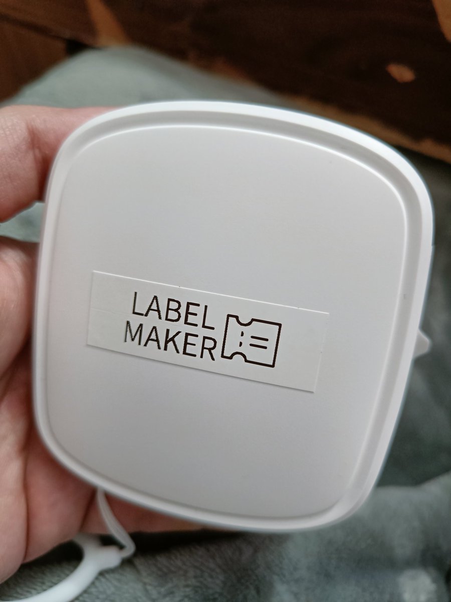 RuthlessRanger's tweet photo. Bought a label maker.
The first label has to be this. https://t.co/JSSqZmiKtK