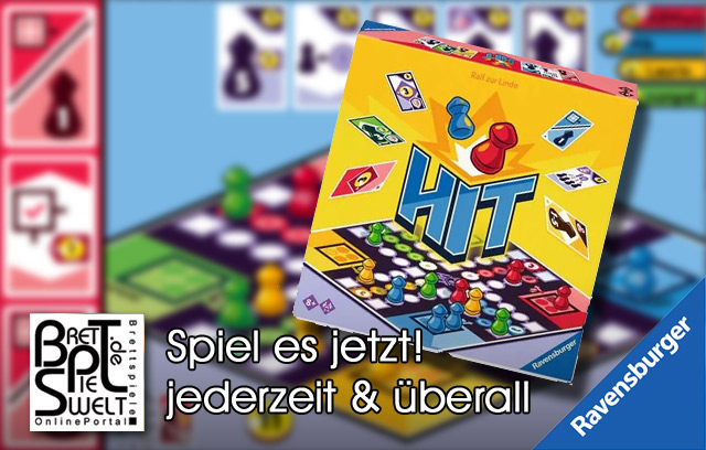 Ab morgen, Freitag den 22.02.2024 ab 16:00 Uhr könnt ihr #HIT den neuen Deckbuilder von #Ravensburger in der #brettspielwelt spielen.
Der Klassiker mit dem Kartentwist, probiere in aus und ärgere Dich nicht!
Wir wünschen Dir ganz viel Spaß dabei.