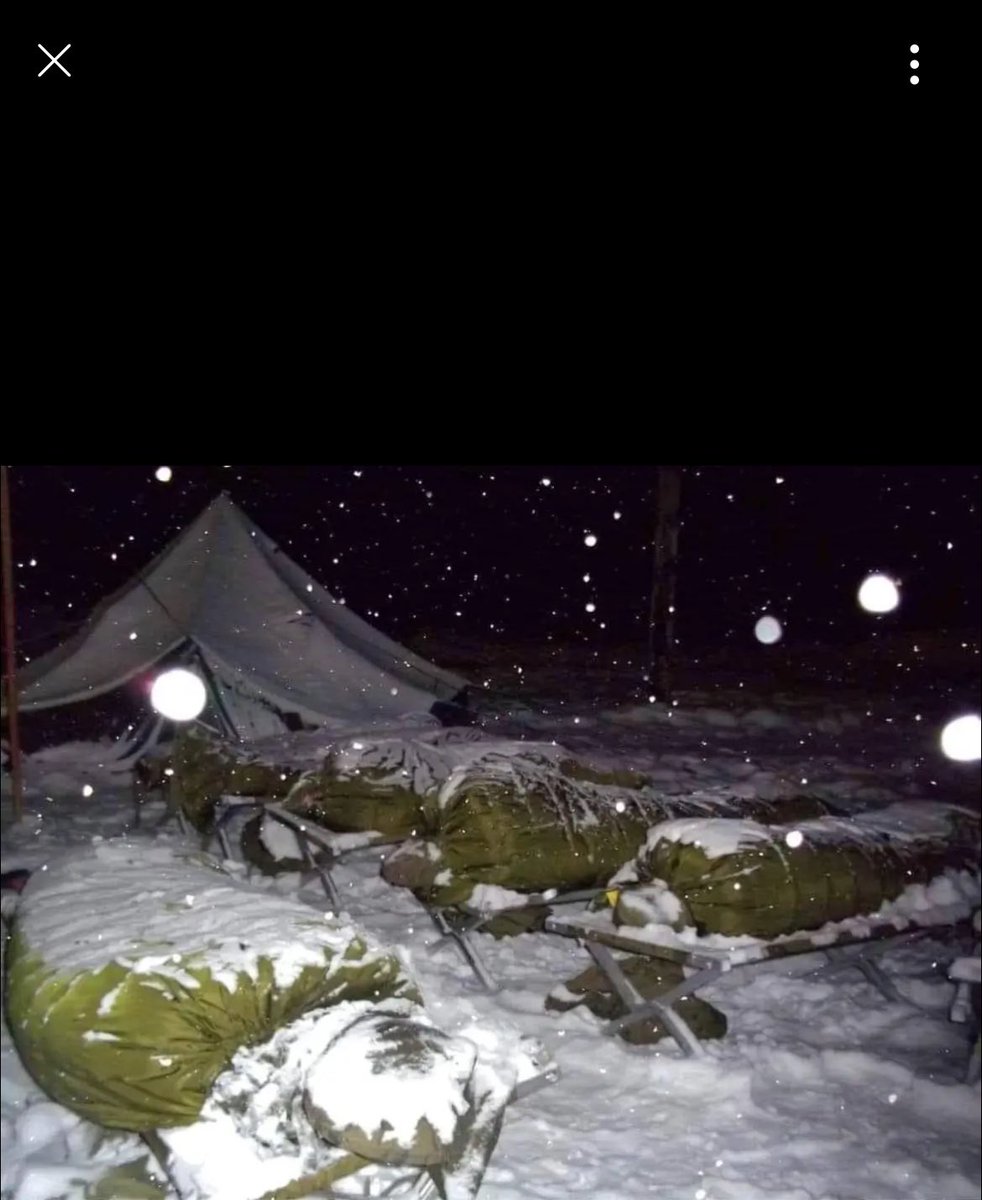 Anyone else ever slept like this? Army Training. Got to love it.