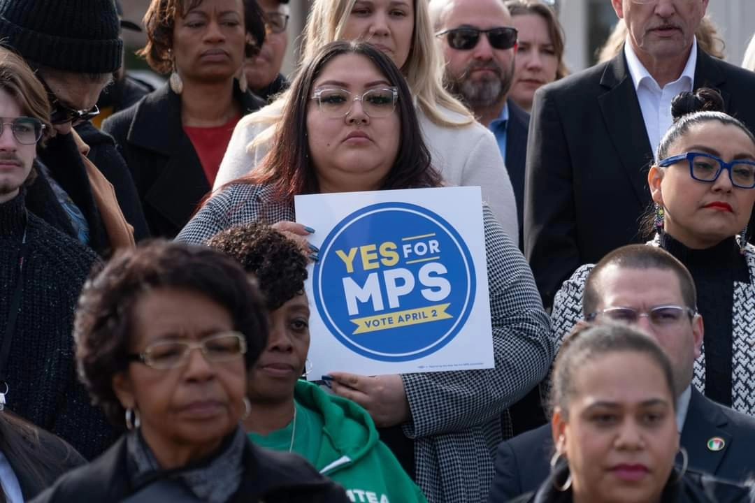 Today, we announced a broad coalition of #VoteYESforMPS supporters! This group is committed to making sure our Milwaukee Public Schools students and families have the resources, staffing, and programming they need to be successful. Voters can make that happen on April 2nd.