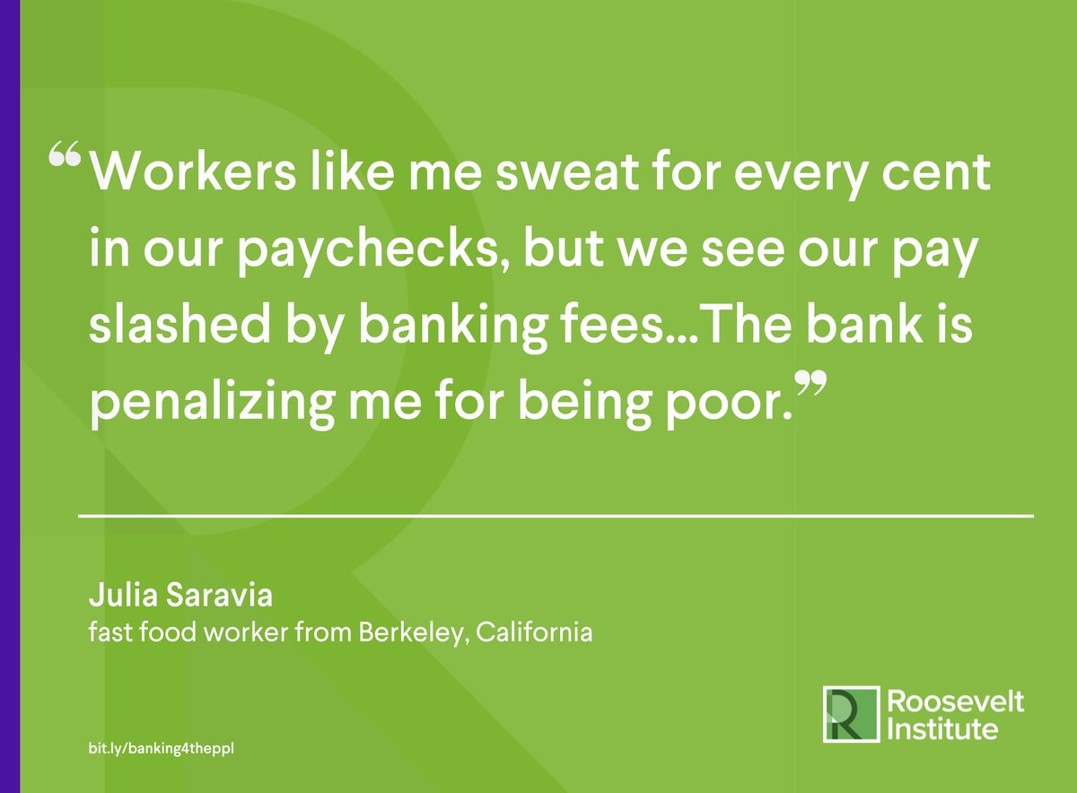 At the state level, @calpba @seiucalifornia & @RiseEconomy have been championing the #CalAccount program, @bankcalnow, that would help people like Julia Saravia who know the burden of our current system. We need to ensure this progress continues.