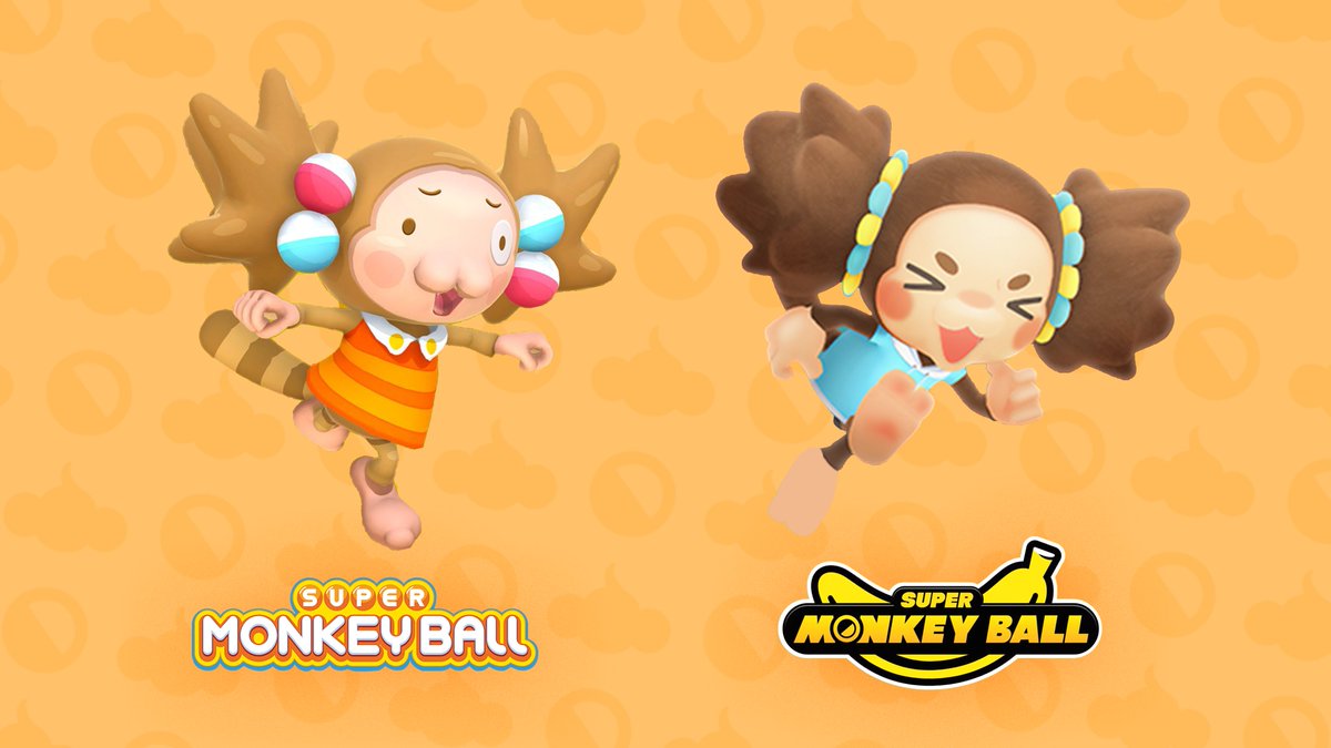 MonkeyBallTweet's tweet photo. YanYan, now with double the silly 🧡 https://t.co/SK41IhhAjR