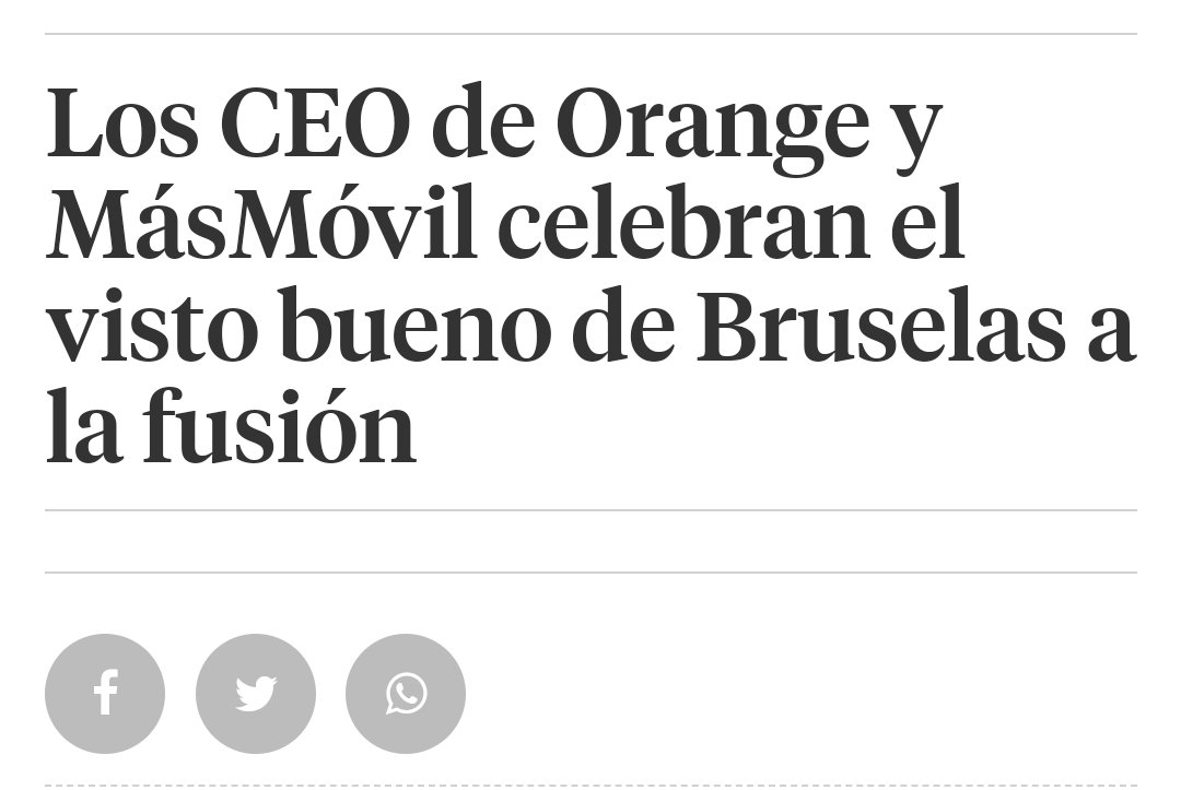 ✓Empiezas dando entrada a capital extranjero
✓Luego sacas a bolsa Euskaltel
✓Luego lo compra MasMovil
✓Luego MasMovil se fusiona con Orange...

Y entonces te preguntas:

✓¿Dónde queda Euskaltel?
✓¿Donde está el dinero público que pusimos?
✓¿Estos eran los buenos gestores?