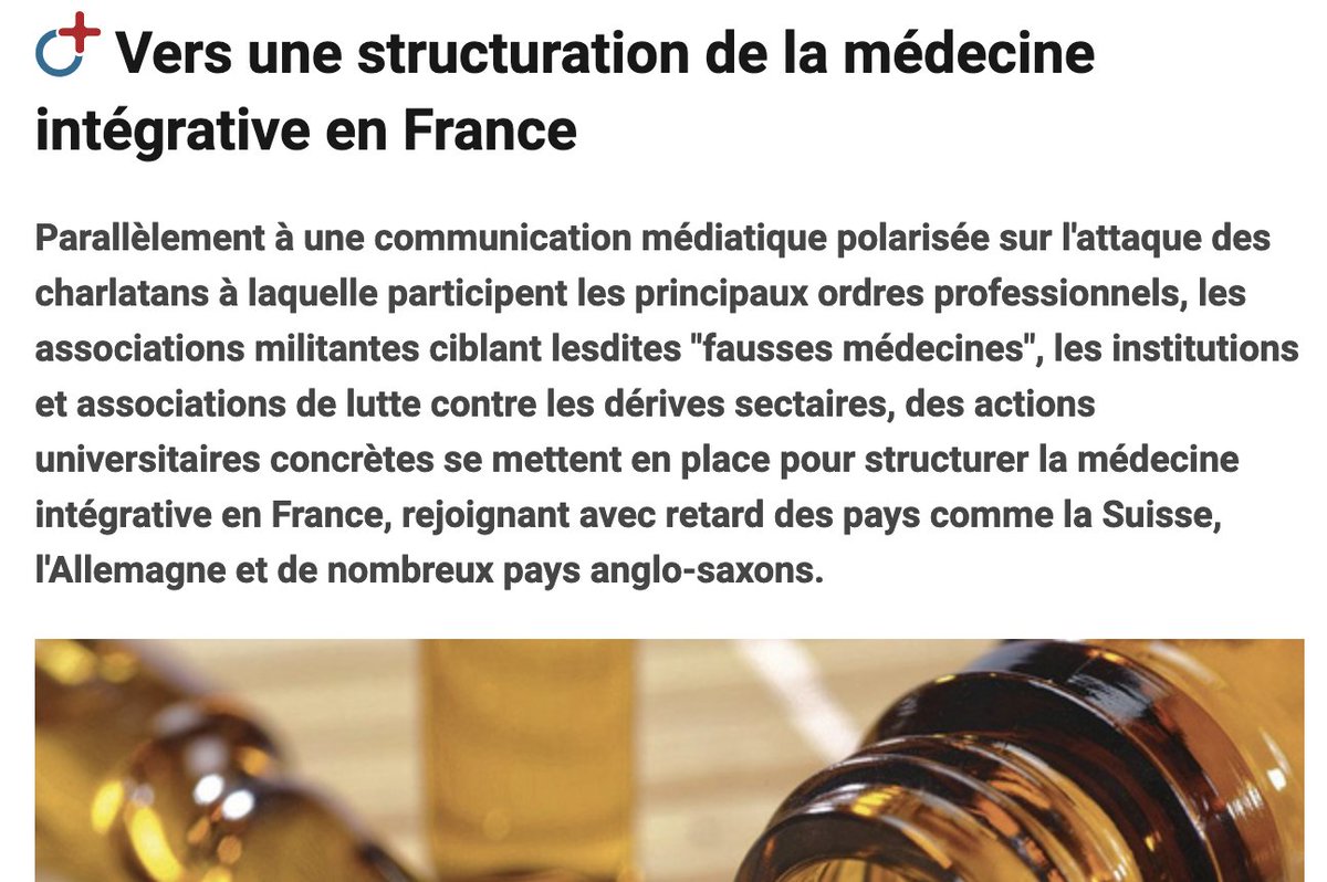 CUMICFR's tweet photo. Le Journal des Médecins Belge publie notre tribune qui décrit les initiatives universitaires visant une structuration de la #médecine #intégrative en France

https://t.co/PD4SVF29W5 https://t.co/RgmKhIWH6t