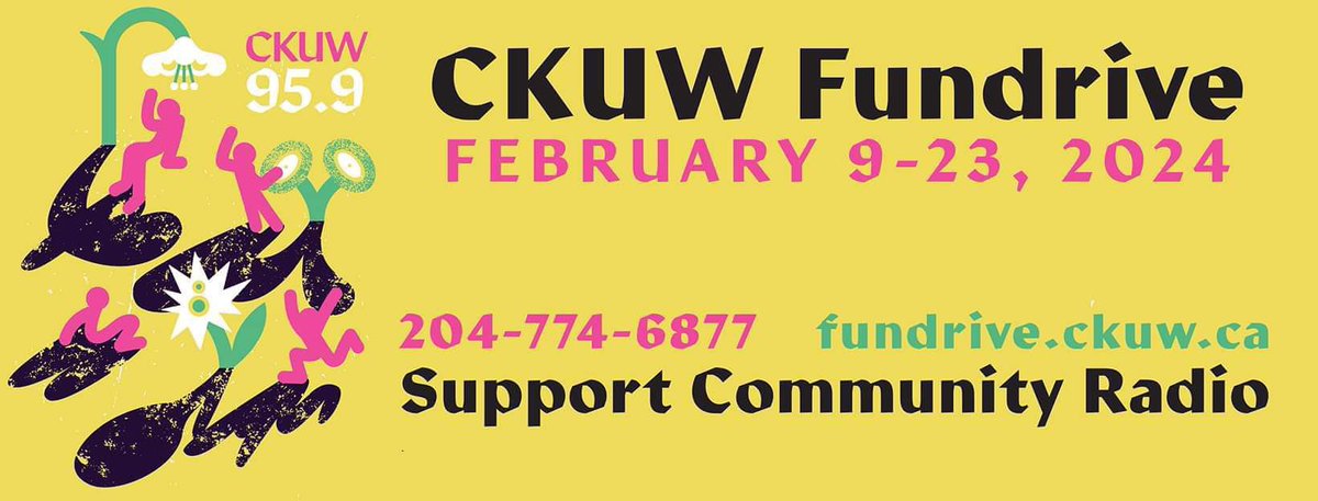 Put my money where my big mouth is and threw down my pledge to @BarkingDogCKUW for @ckuw Fundrive. Every dollar counts, folks and we’re lucky to have high quality programming on our local campus/community radio. (204) 774-6877
fundrive.ckuw.ca