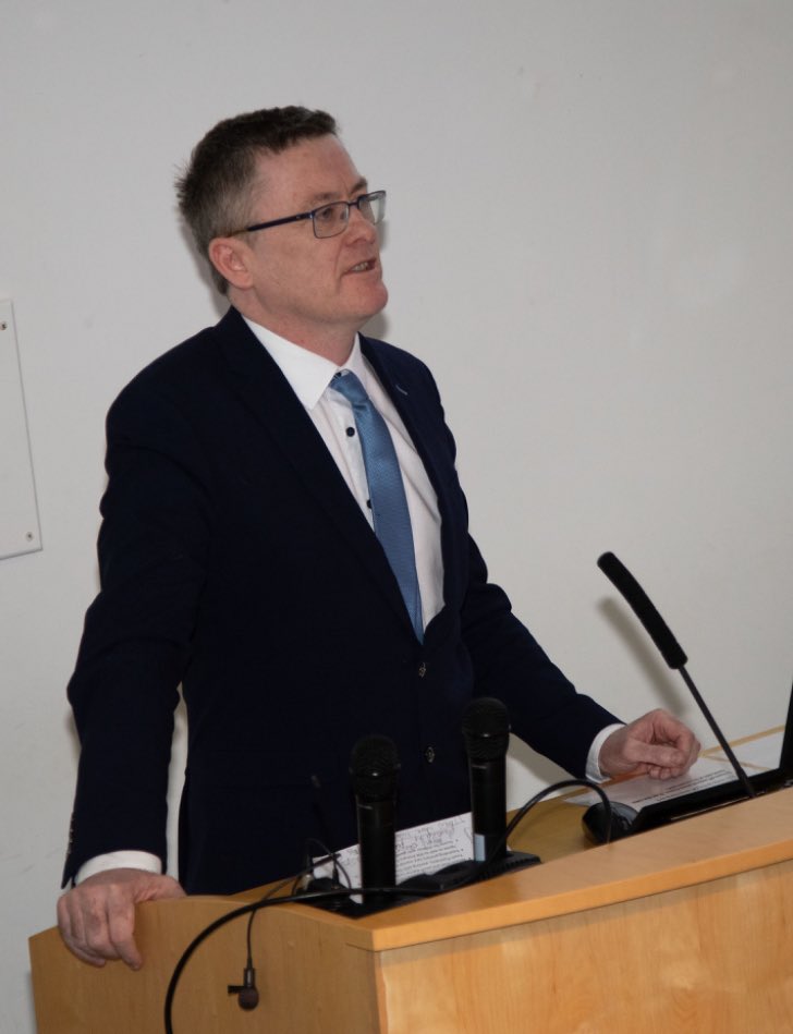 Very grateful @davidcullinane for your fantastic presentation at the 10th Annual @UHW_Waterford Research Day!
