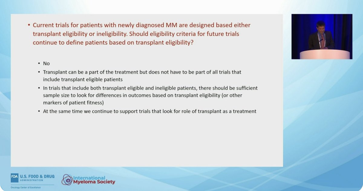 MMTrials's tweet photo. Conclusion Remarks - FDA-IMS Joint Workshop  - defining patient populations for #clinicaltrials  #mmsm #MultipleMyeloma @US_FDA @FDAOncology @Myeloma_Society #curemyeloma https://t.co/8YMqQ4EiXM