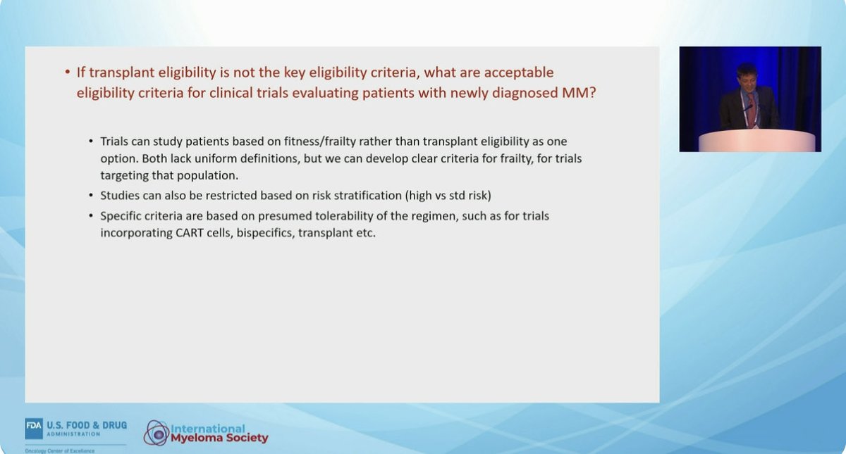 MMTrials's tweet photo. Conclusion Remarks - FDA-IMS Joint Workshop  - defining patient populations for #clinicaltrials  #mmsm #MultipleMyeloma @US_FDA @FDAOncology @Myeloma_Society #curemyeloma https://t.co/8YMqQ4EiXM