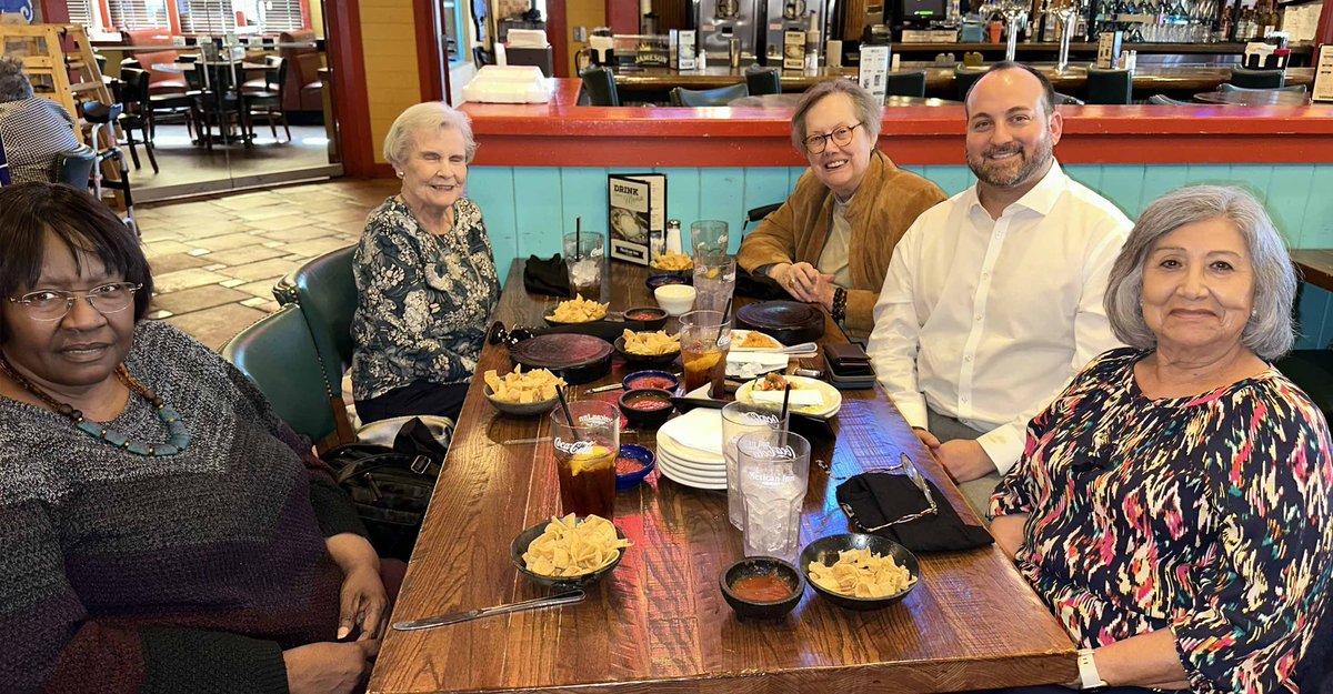 It was great to be in Southwest Fort Worth with our wise & engaged volunteers to talk about @AARPTX advocacy priorities. They’re an inspiring bunch - a few who even biked 🚴 to the meeting!