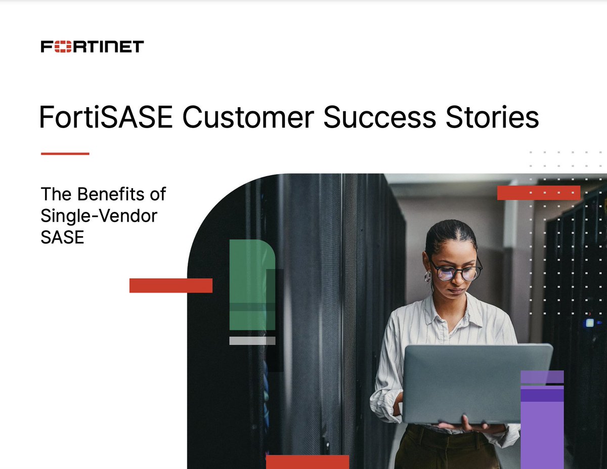 Fortinet's tweet image. Tired of juggling multiple security and networking solutions? Learn how #FortiSASE delivers a true single-vendor experience ensuring consistent security and user experience, no matter where your users and applications are distributed ➡️ ftnt.net/6018nePOa