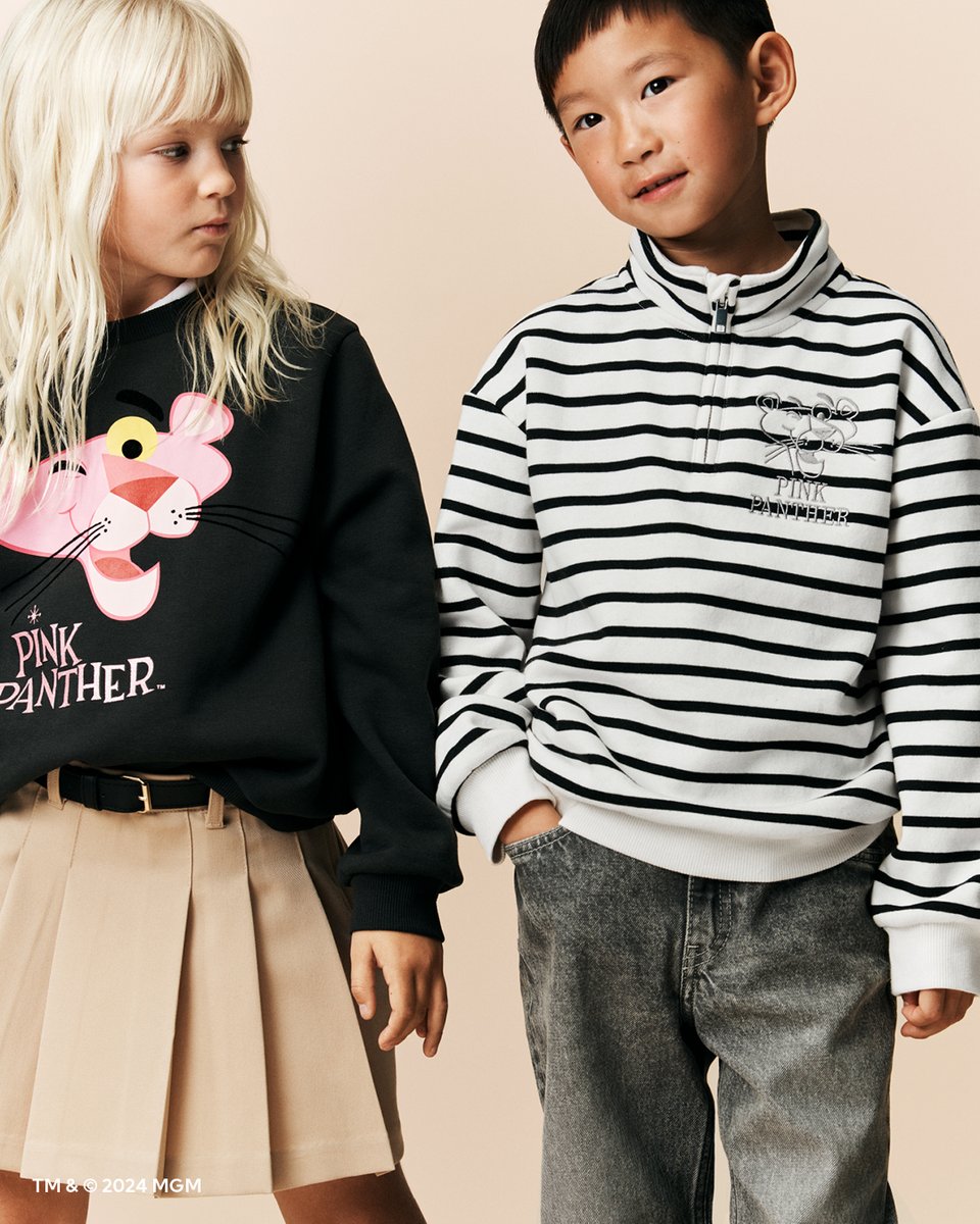 La colección de La Pantera Rosa ya está aquí… 😻 Disponible solo en hm.info/60184xUrG
 #HMKids