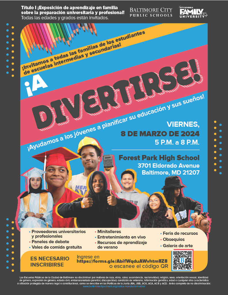 Calling all middle school &amp; high school families! Join us on March 8 for the Let's Get H.Y.P.E.D. event. This FREE event will offer resources to help City Schools' students and families prepare for college and career planning. bit.ly/HYPED2024