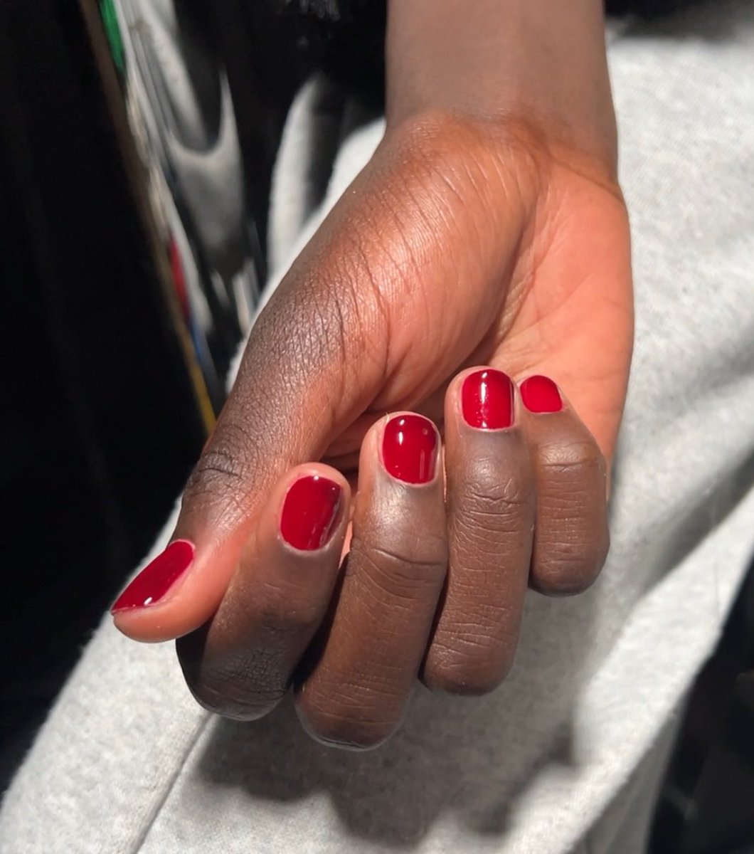 we’re celebrating black history month with bold and beautiful shades that look great with any skin tone! get this gorgeous mani with the shade ‘spiked with style’ ♥️ nails x @Nailsbydawn