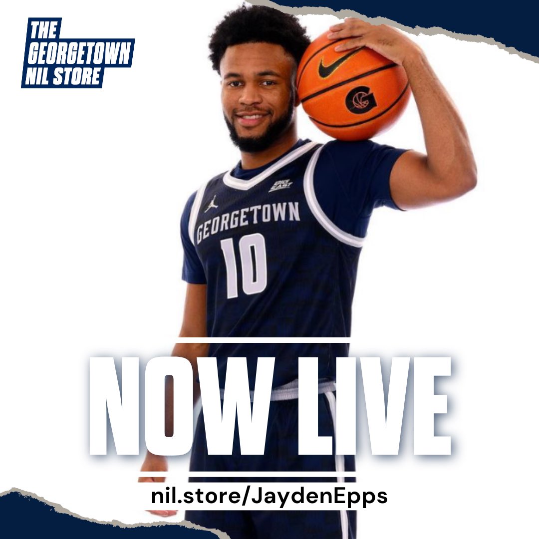 The Georgetown NIL Store is LIVE. Go to nil.store/georgetown to support the whole Hoya Family. Oh and by the way, my store is open for business as well! @GeorgetownNIL