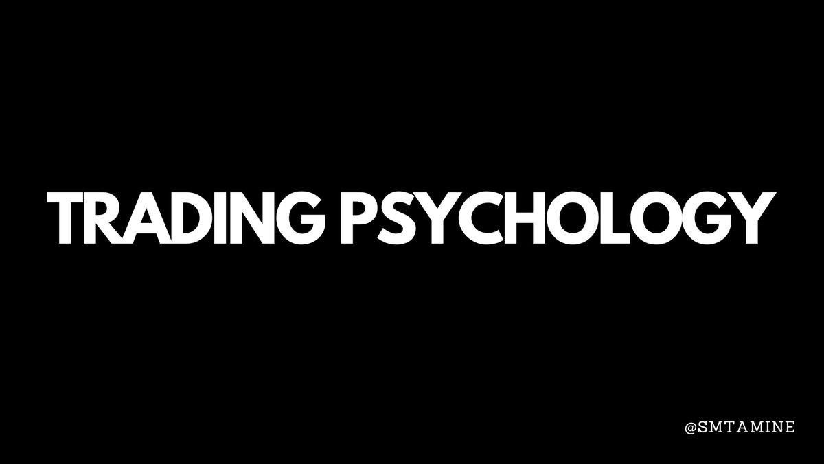 SMTAMINE's tweet photo. These are The ONLY Trading Psychology Hacks You'll ever Need! 

Have you ever made trades you shouldn't have taken?

Have you ever engaged in revenge trading or overtrading because you lost money?

Do you struggle with managing your emotions while trading?

If so, this thread will Change your Life👇