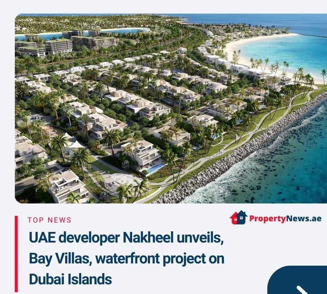 itsfredon's tweet photo. The Bay Villas real estate project, a waterfront community with homes, townhouses, and villas, has been unveiled by UAE real estate developer Nakheel on Dubai Islands B... @nakheelofficial

#realestatedubai #dubai #dubairealestate #uae #mydubai #dubailife #emirates #dubaimarina https://t.co/TvlaK3TPw9