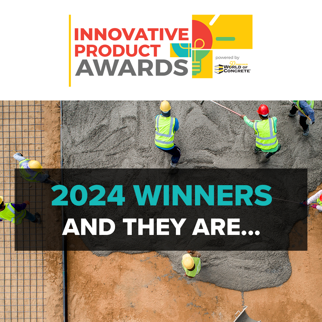 🏆We're excited to announce 📣 the winners of the 2nd Innovative Product Awards. The award program recognizes the most advanced equipment, materials, services and tools in the concrete and masonry marketplace. See the winners ➡️ utm.io/ugBZ0