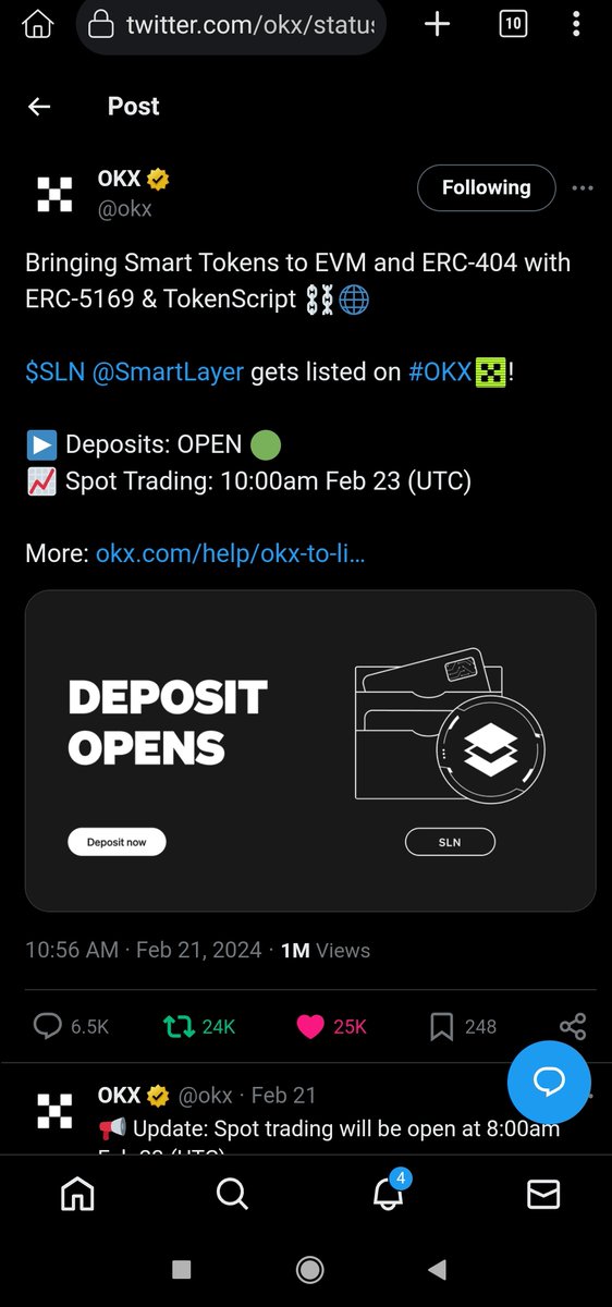 Myogyi32's tweet photo. @SmartLayer @okx 0xF46159641414aA1B96bc8236b21f2927f7e5154c https://t.co/tT3s7H2GTU