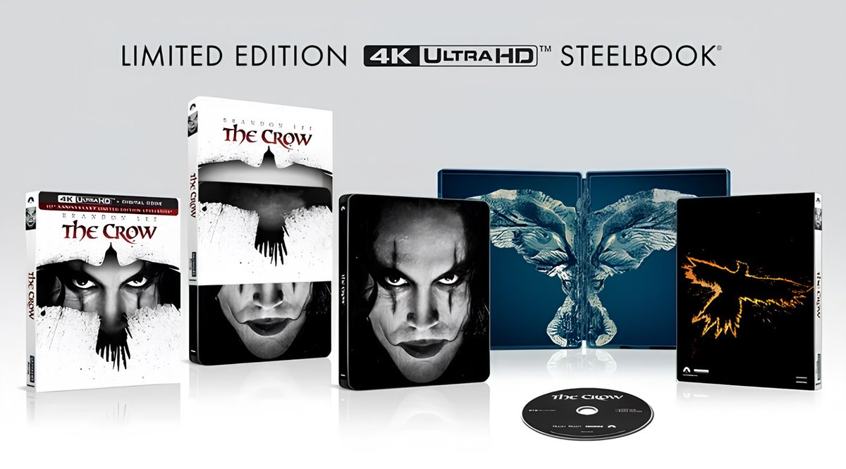 webbpodcast's tweet image. Joooooder con el steelbook exclusivo de Walmart 😍
THE CROW / EL CUERVO @divisahomevideo @mubis_es