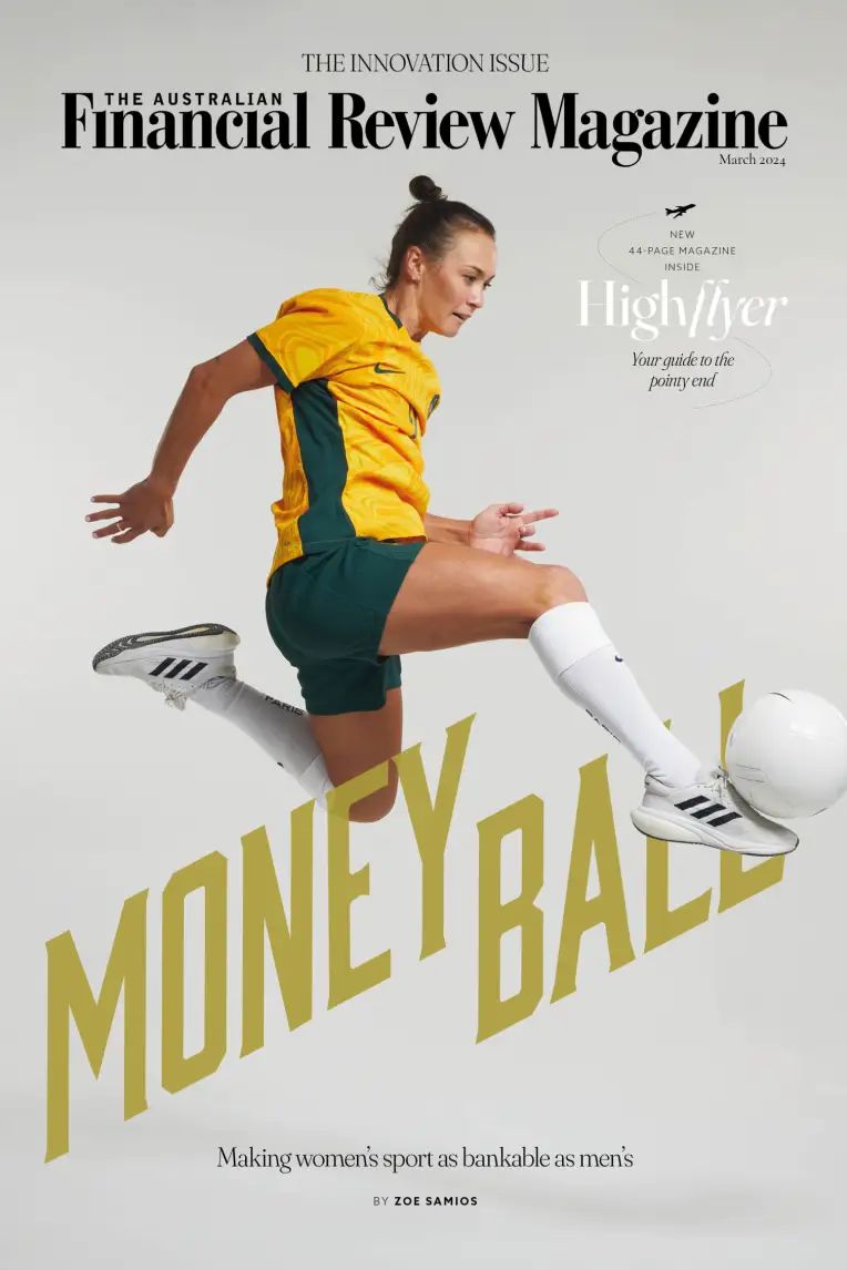Good to see the AFR cover off-field business of #Matildas. Find out even more at #ManlyWF24 with @andyhowe_statto @hunterfujak @gmscore & Fiona Crawford as they talk all things Matildas & the AUS sporting landscape. They literally wrote the books! buff.ly/3Ujw2K0