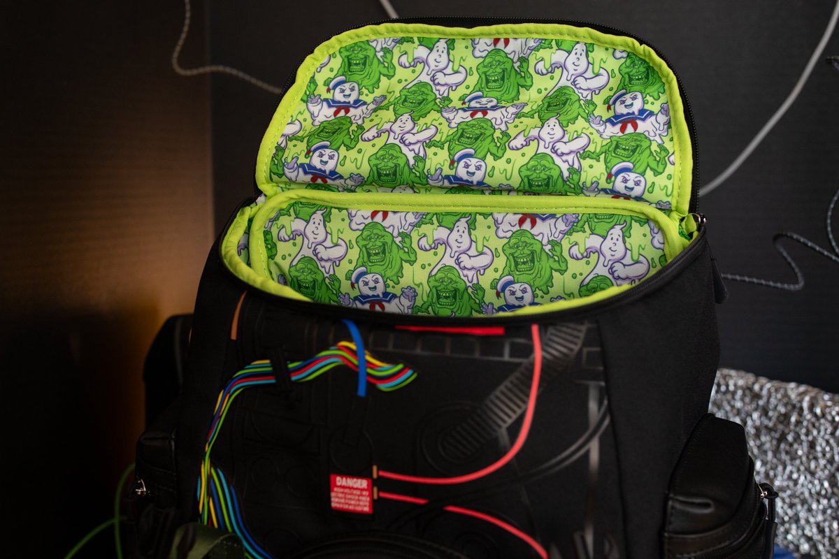 AMCTheatres's tweet photo. Gear up for #Ghostbusters: Frozen Empire with our exclusive @Loungefly Ghostbusters backpack! Limited quantities, so trap yours fast! Available at https://t.co/73E0mb9vJ2 starting 2/29! 🥶 https://t.co/tRTR9tIT5n