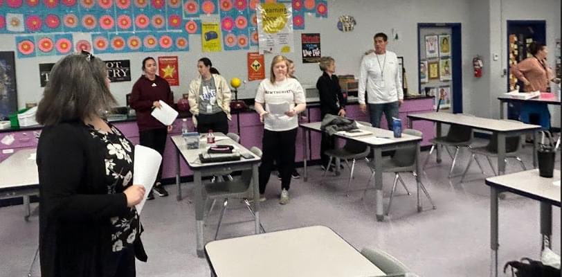 Thank you Abell Junior High for allowing Program Specialists to conduct a co-teaching training session this morning with your staff! We appreciate you and the enthusiasm shown by your staff! <a href="/abelljh1/">Abell JHS</a> <a href="/MISDSpecialServ/">Midland ISD Special Services</a>
