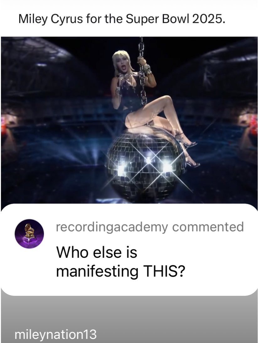 Miley Cyrus Tour 2025 promotional image
