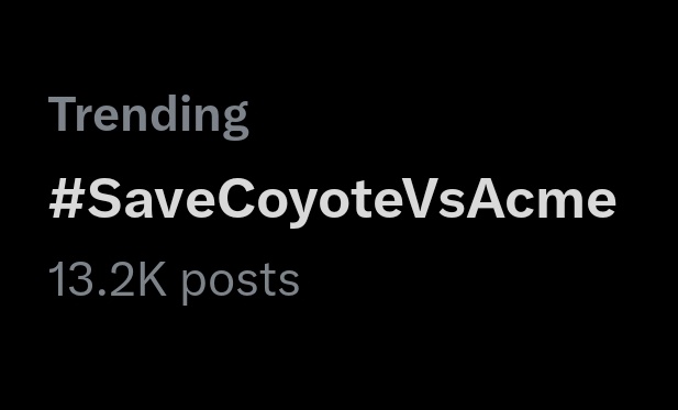 Crash_Wiley's tweet image. #SaveCoyoteVsAcme