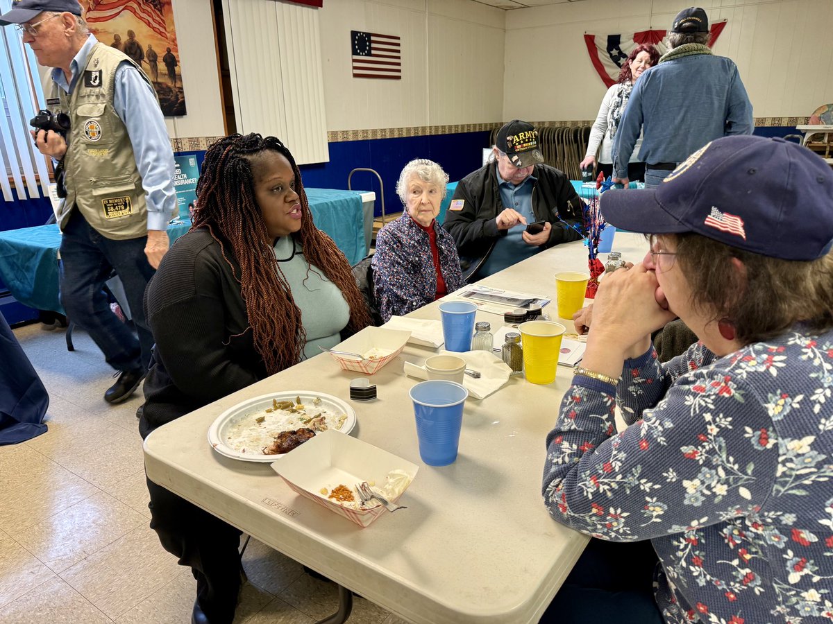 Always grateful to spend time with our #veterans, service members, & military families. Today, I attended the Cortland County Mobile Canteen hosted by the American Legion. It was a privilege to meet with these heroes and discuss how I’m working to support our service members.