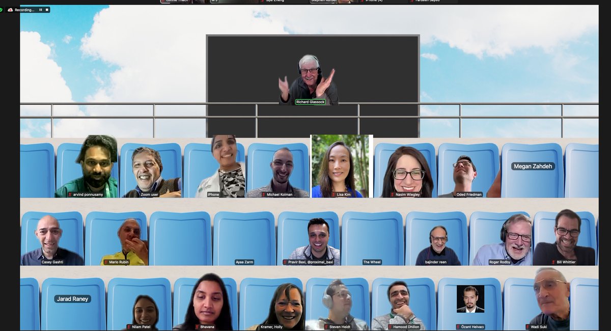 Today during <a href="/Rush_Nephrology/">Rush Nephrology</a> renal biopsy conference we all wished <a href="/GlassockJ/">Richard J. Glassock</a> a happy birthday by  singing to him. Nobody is leaving medicine for the music entertainment industry, but it was delightful. See next tweet that follows for the actual recording! #RushRenalRules