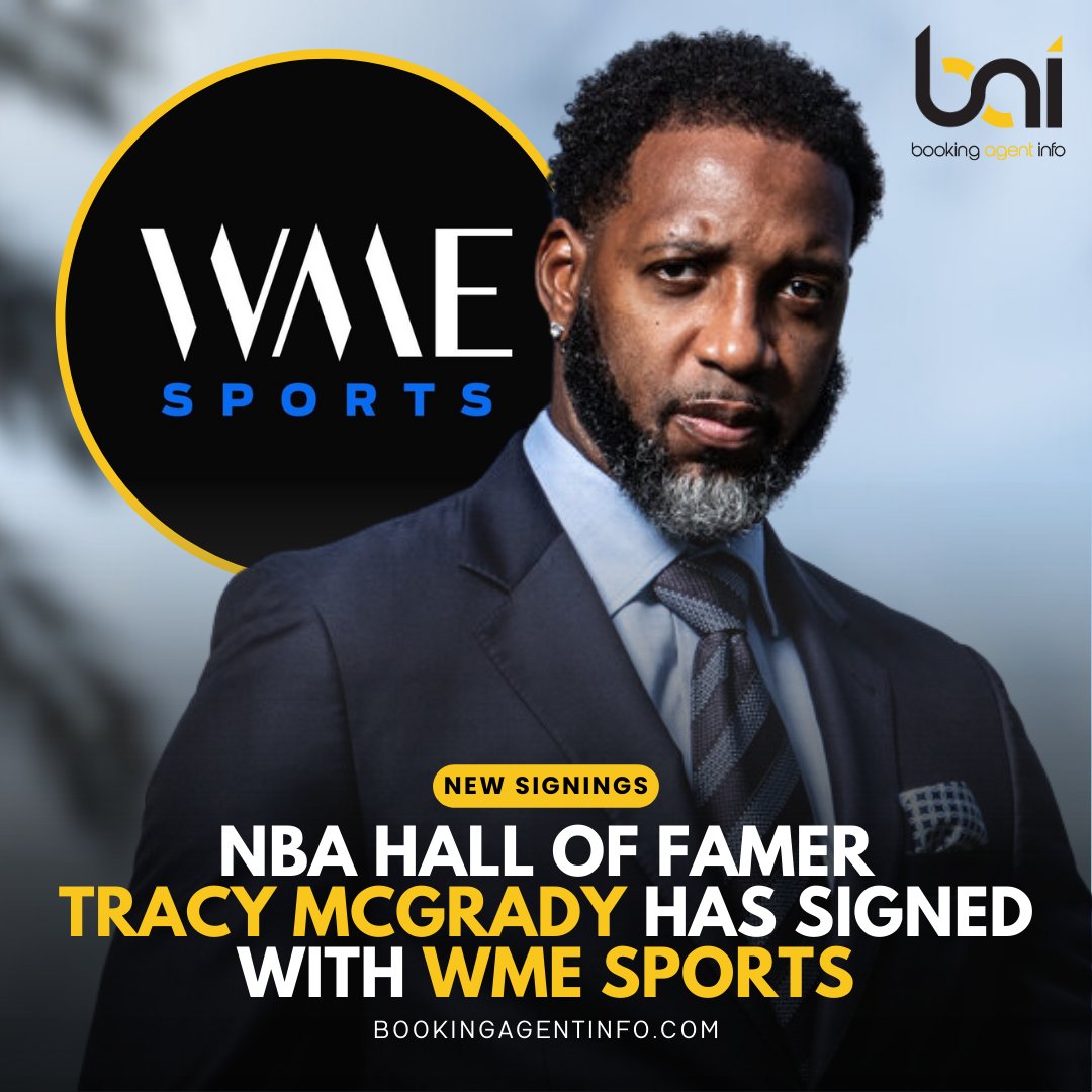 baidatabase's tweet photo. NBA @NBA Hall of Famer Tracy McGrady @Tmac_213 signs with WME Sports @WME_Sports.
Follow @baidatabase for more.
#TracyMcGrady #WMESports #NBA #Basketball #HallOfFamer #NBAAllStar #TMac #TwoTimeScoringChampion #Athlete #Entrepreneur #Philanthropist #SportsAgency #WME https://t.co/Kkdn3dsjXI