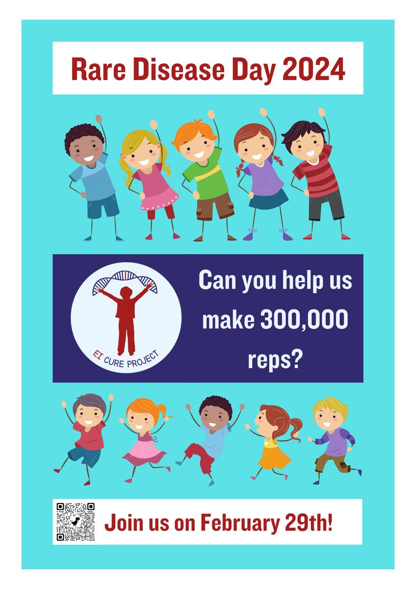 EI_cure_project's tweet image. 📣We are #repsforrarechallenge READY!!!📣

Just 6️⃣ days to go until Rare Disease Day

Are you ready for the #repsforrarechallenge?

eicureproject.com/updates/repsfo…

Tell us about YOUR PLANS in the comments below, you never know who you might INSPIRE!🔥

We can’t wait to hear from you! 😍