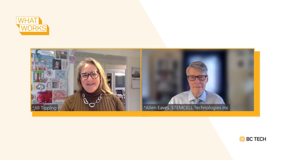 wearebctech's tweet image. We had a fantastic #WhatWorks session on the STEMCELL story with @JillianTipping and #AllenEaves. Thank you to our speakers for joining us today!