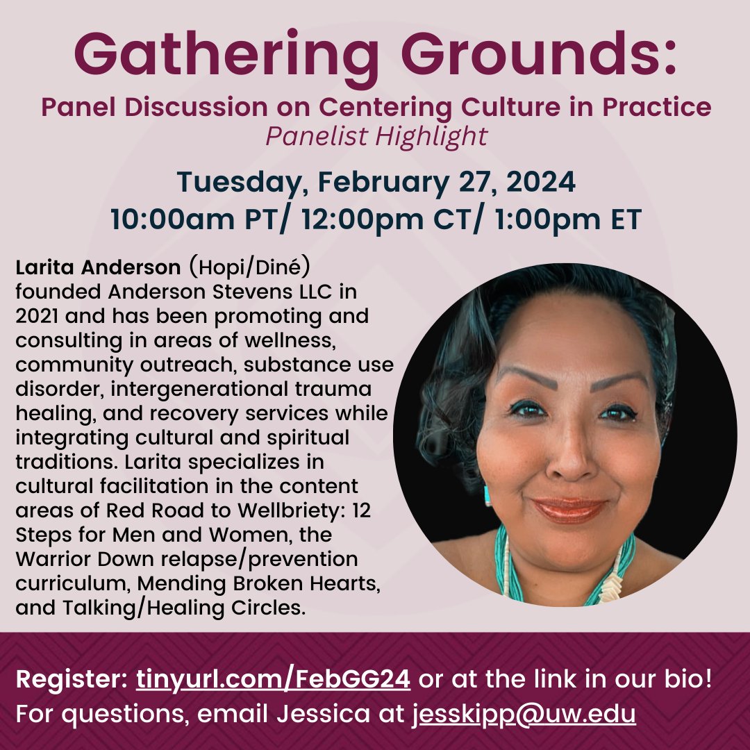 ❗️Have you registered for Tuesday's Gathering Grounds session? If not, head to tinyurl.com/FebGG24 to receive the Zoom link for the session. You won't want to miss this exciting panel!