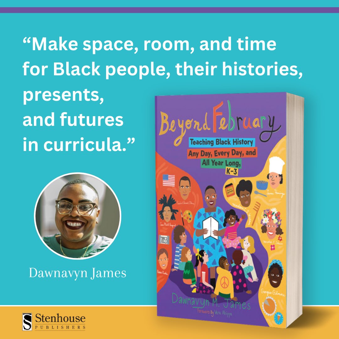 Celebrate #BlackHistoryMonth by providing your students with a rich variety of stories and perspectives from Black history. @queendomteachin’s book paves the way for elementary classrooms that research, explore, and celebrate Black history in February and beyond. #BeyondFebruary