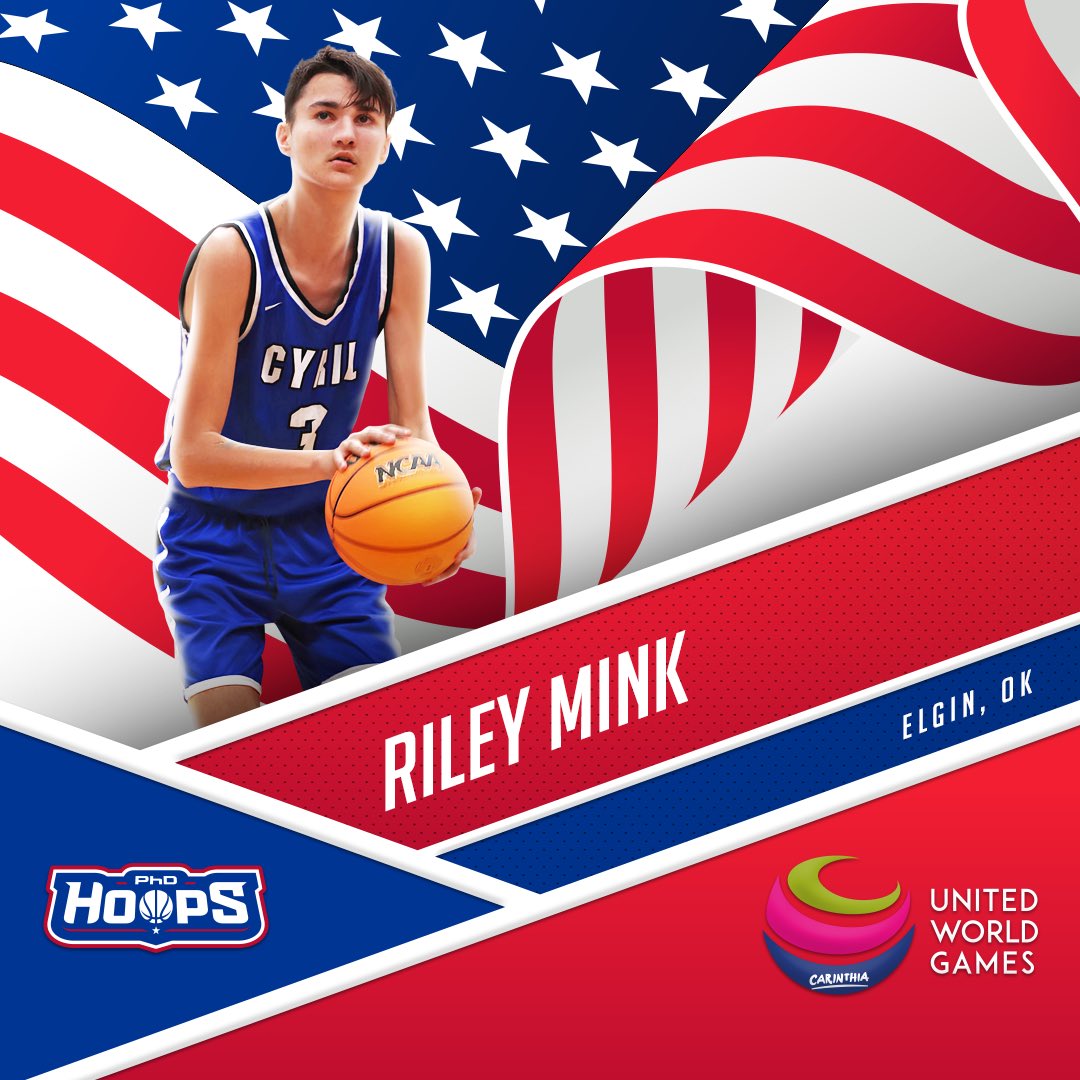 Riley Mink (6’7/F), player at Southwestern College (KS), is set to compete for #PhDHoopsUSA at the 2024 United World Games this summer! 🇺🇸🏀