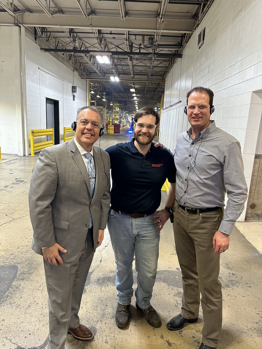 Loved getting to tag along with @RepPfluger and tour the Superior Essex plant today, amazing operation here in Brownwood. Also great seeing one of our @HPUTXAlumni engineering program graduates while here.